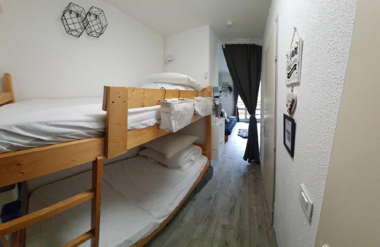 Studio 2 alpes, lumineux plein ouest, balcon, parking, pied piste petite aiguille Les Deux Alpes Extérieur photo