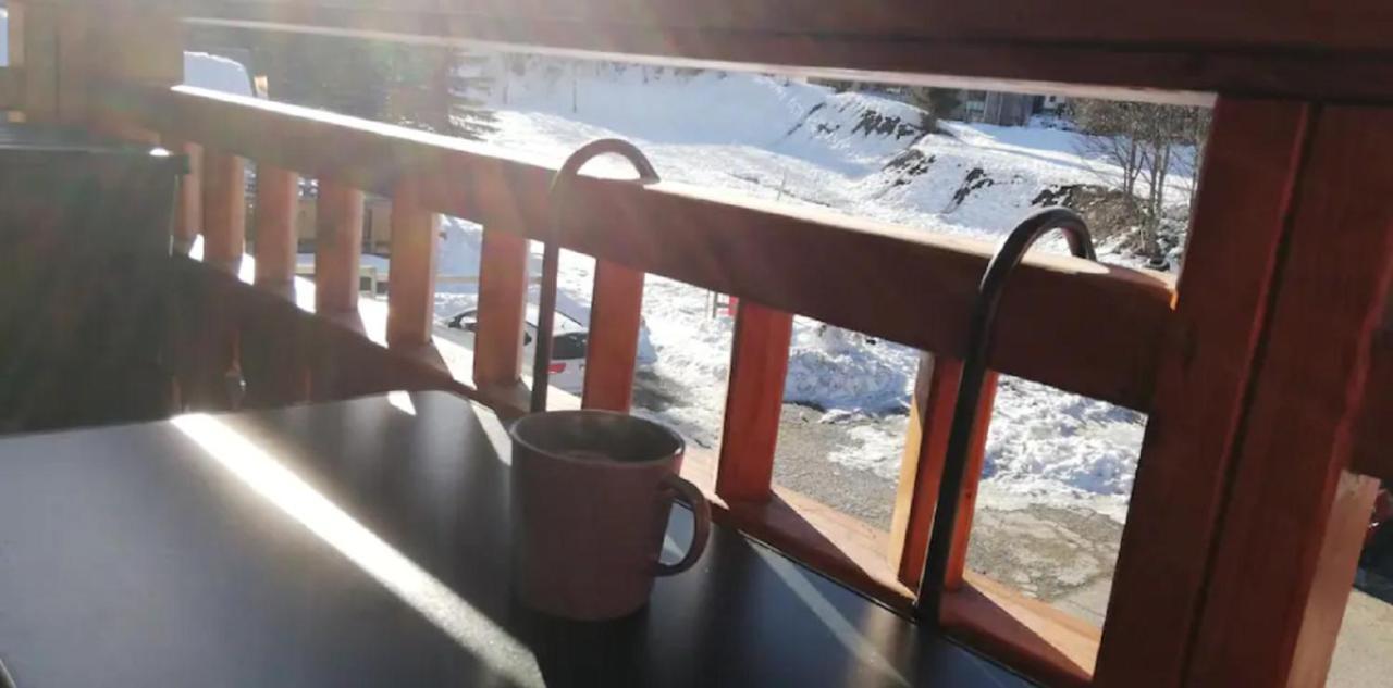 Studio 2 alpes, lumineux plein ouest, balcon, parking, pied piste petite aiguille Les Deux Alpes Extérieur photo